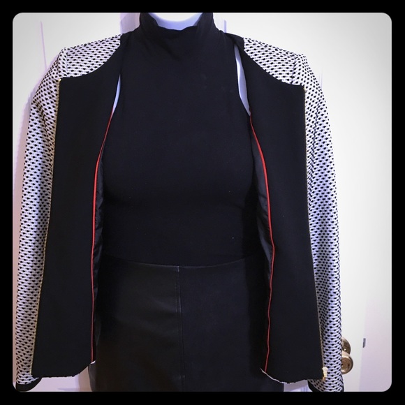 NWT CALVIN KLEIN Peblum Blazer - Picture 2 of 7